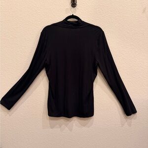 Talbots Black Long Sleeve Top